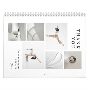 Calendário de Agradecimento pelo Seu Apoio e Amor