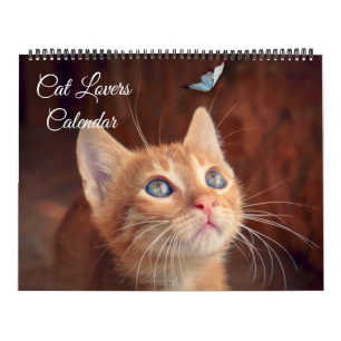 Calendário de Amantes de Gatos de Grande Porte