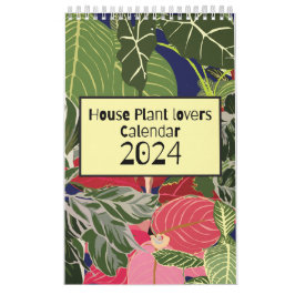 Calendário de Amantes de Planta da Casa