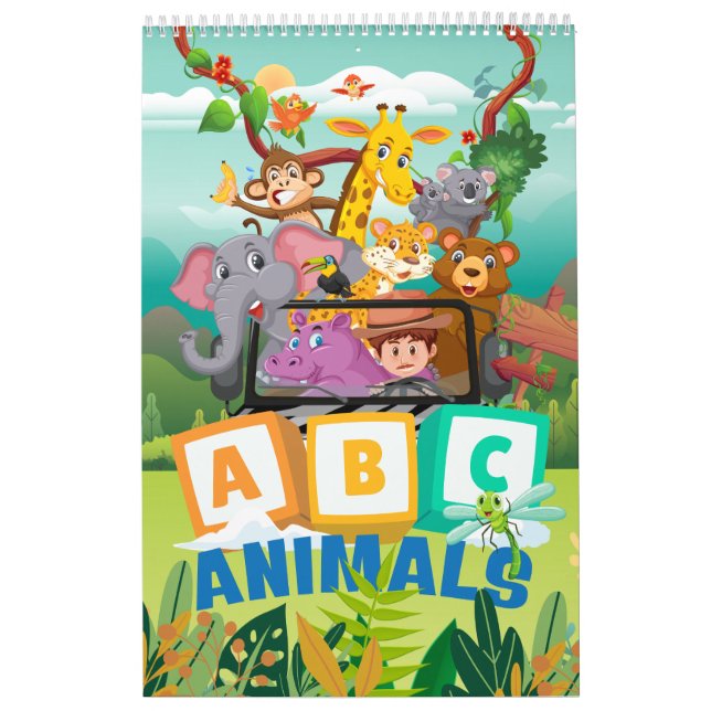 Calendário de Animais ABC (Capa)