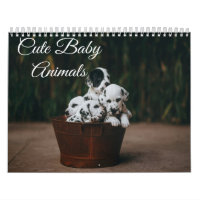 Calendário de Animais Bebês Fofos