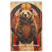 Calendário de Animais Totem – Espírito & Natureza