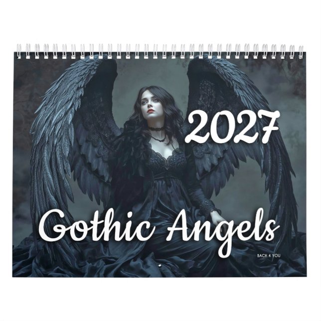 Calendário de Anjos Góticos (Capa)