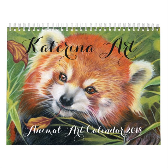 Calendário de Arte Animal de 2018 (Capa)