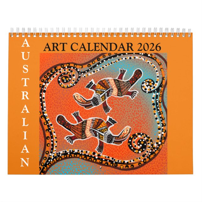 CALENDÁRIO DE ARTE AUSTRALIANO 2026  (Capa)