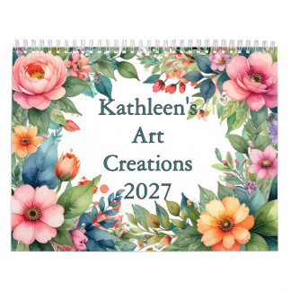 Calendário de Arte Caprichosa Criação de Arte de K