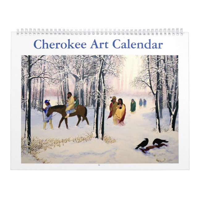 Calendário de Arte Cherokee (Capa)