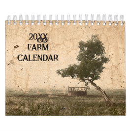 Calendário de Arte da Imagem Russa do País fazenda