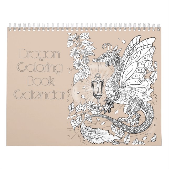 Calendário de Arte da Linha do Dragão Branco e Pre (Capa)