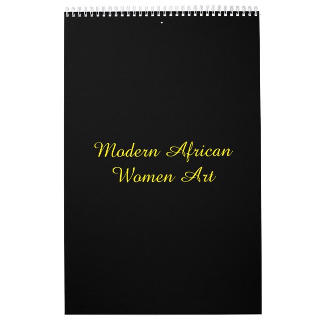 Calendário de Arte das Mulheres Africanas Modernas (Capa)