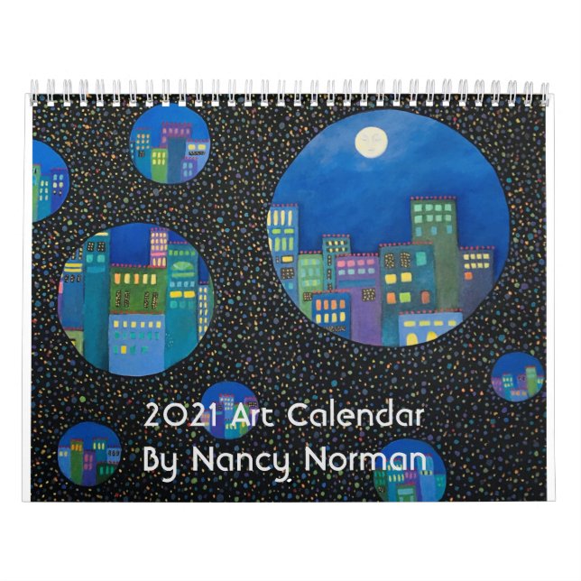 Calendário de arte de 2021 de Nancy Norman (Capa)