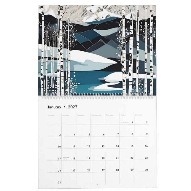 Calendário de Arte de 2026 (Jan 2027)
