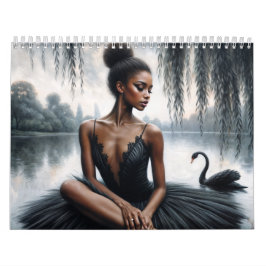 Calendário de Arte de Ballet de Bailarinas Negras