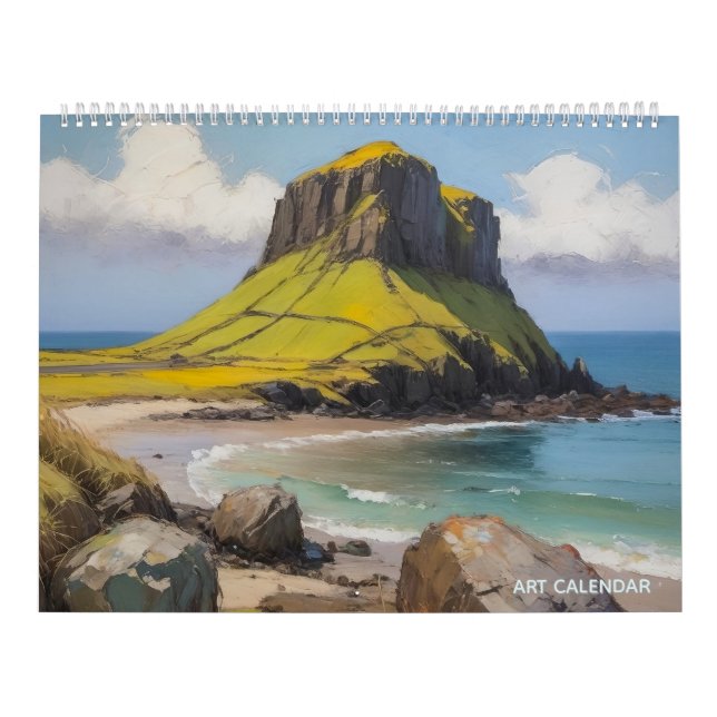 Calendário de Arte de Duas Páginas (Capa)