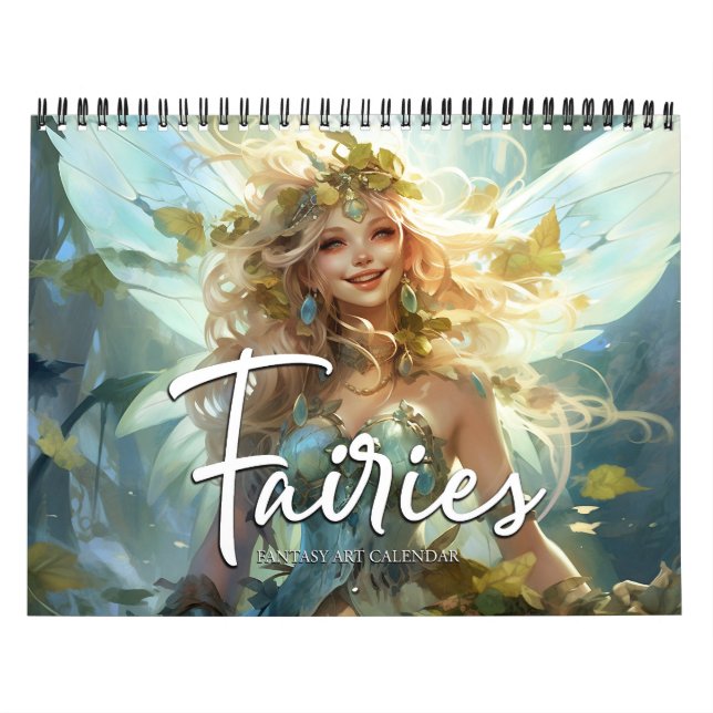 Calendário de Arte de Fadas e Fantasia 2027 (Capa)