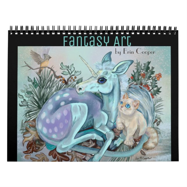 Calendário de Arte de Fantasia (Capa)