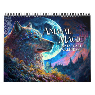 Calendário de Arte de Fantasia Animal 2026