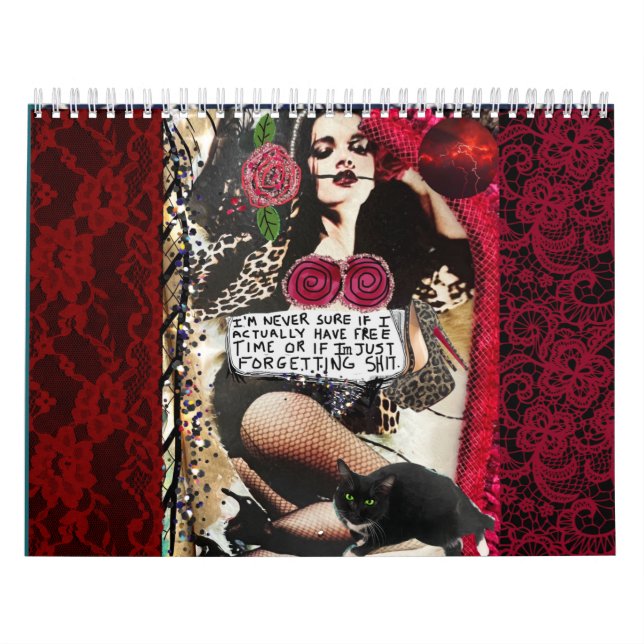 Calendário de arte de menina ruim (Capa)