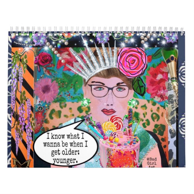 Calendário de arte de menina ruim (Capa)