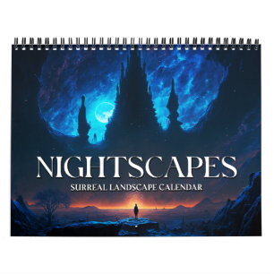 Calendário de Arte de Paisagem Surreal de 2026