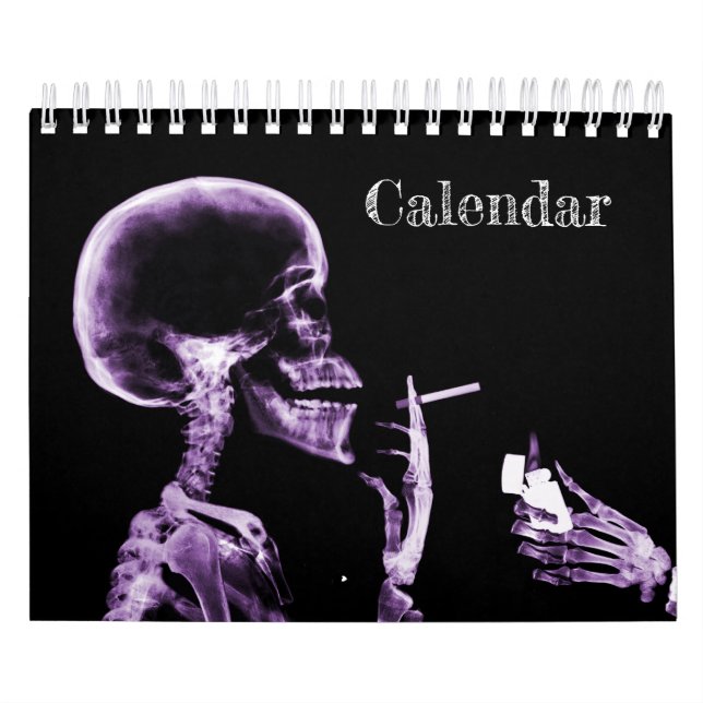 Calendário de Arte de Raios X 4 - Roxo (Capa)