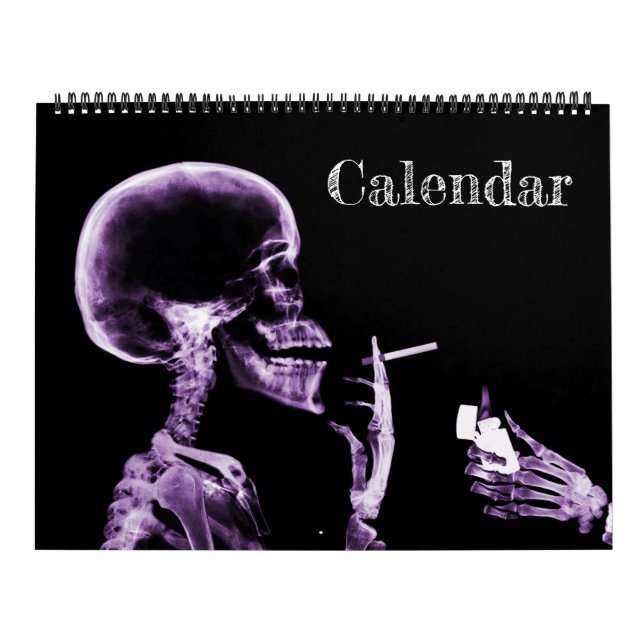 Calendário de Arte de Raios X 4 - Roxo (Capa)