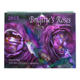 Calendário de Arte de Rosas de Brigitte 2015