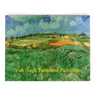 Calendário de Arte de Van Gogh Farmland