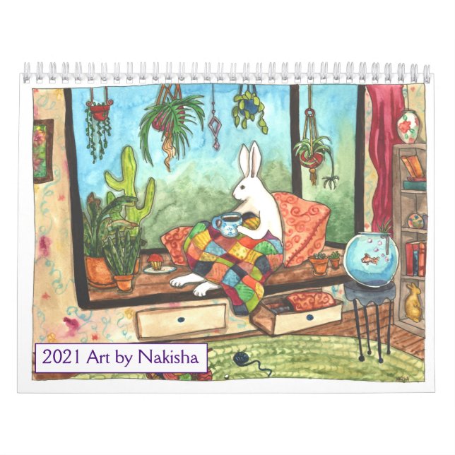 Calendário de Arte do Coelho 2021 (Capa)
