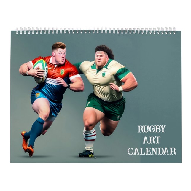 Calendário de Arte do Rugby (Capa)