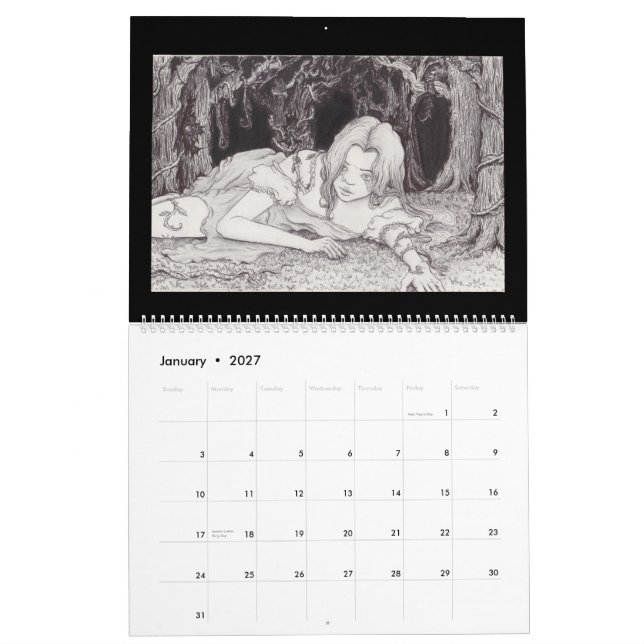 Calendário de Arte do Segundo grau Pinole Valley 2 (Jan 2027)