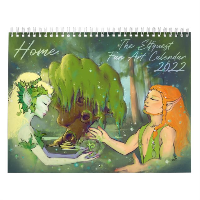 Calendário de Arte do Ventilador Elfquest 2022 (Capa)
