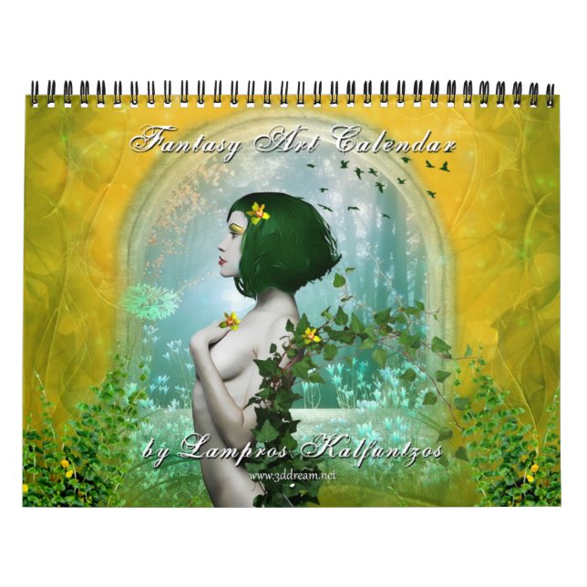 Calendário de Arte Fantasia (Capa)