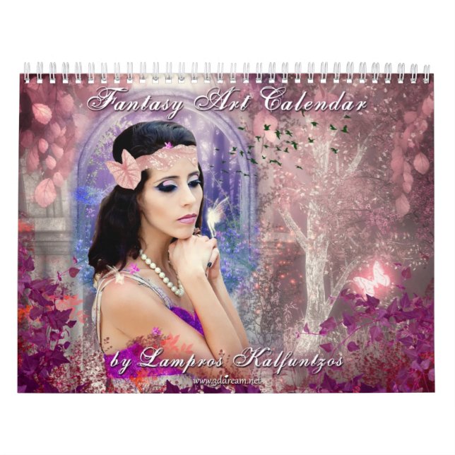 Calendário de Arte Fantasia (Capa)