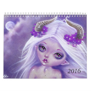 Calendário de Arte Fantasia 2016 Katerina Art