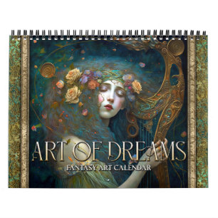 Calendário de Arte Fantasia 2027 Art Of Dreams