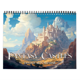 Calendário de Arte Fantasia Castelos 2027 2
