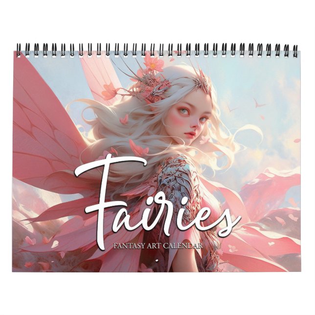 Calendário de Arte Fantasia das Fadas 7 de 2027 (Capa)