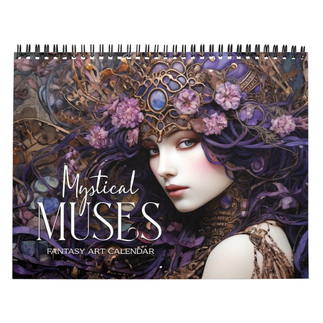 Calendário de Arte Fantasia das Musas Místicas 202 (Capa)