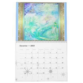 Calendário de Arte Fantasia de 2025 por Joyce Jack