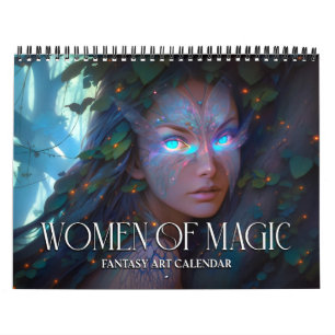 Calendário de Arte Fantasia de 2027 Mulheres da Ma