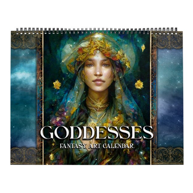 Calendário de Arte Fantasia de Deusas 2027 2 (Capa)