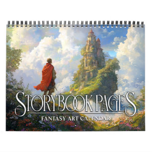 Calendário de Arte Fantasia de Páginas de História