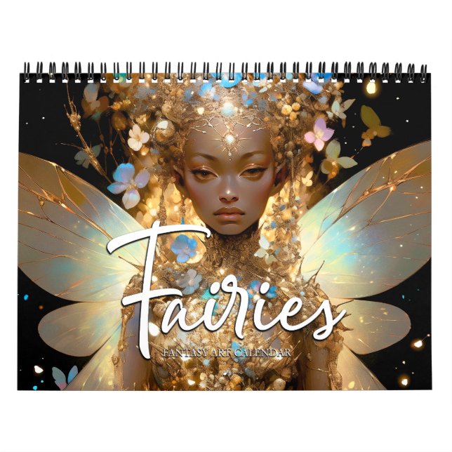 Calendário de Arte Fantasia Fadas 5 2027 (Capa)