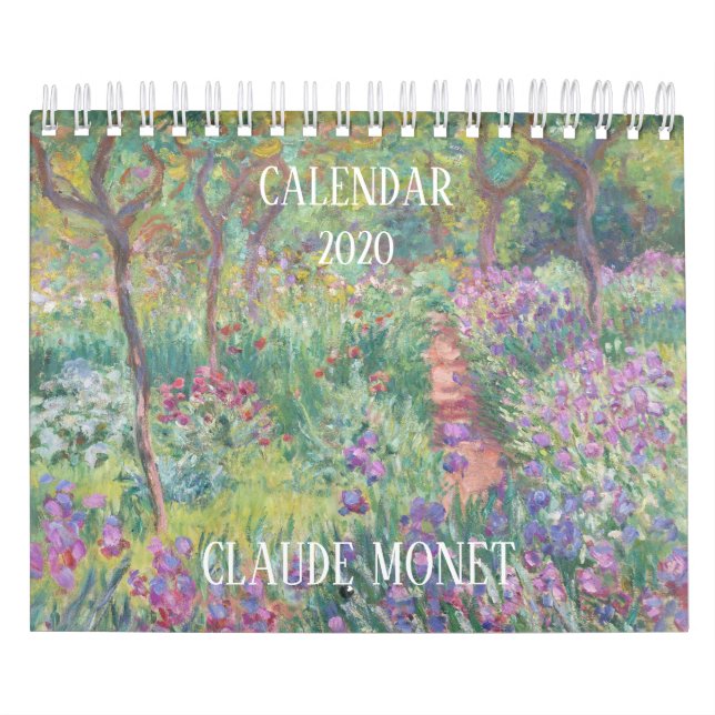 CALENDÁRIO DE ARTE FINA CLAUDE MONET 2020 (Capa)