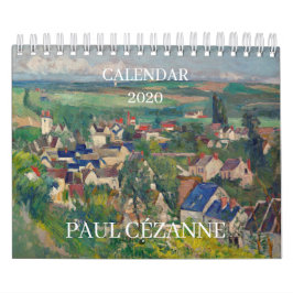 CALENDÁRIO DE ARTE FINE DE PAUL CÉZANNE 2020