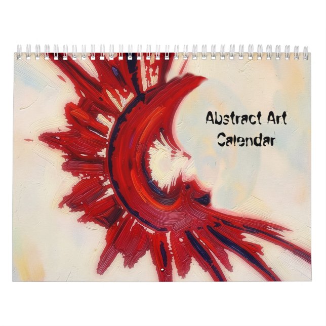 Calendário de Arte Fotográfica Abstrata Original (Capa)