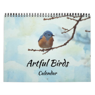 Calendário de Arte Fotográfica para Aves Artística