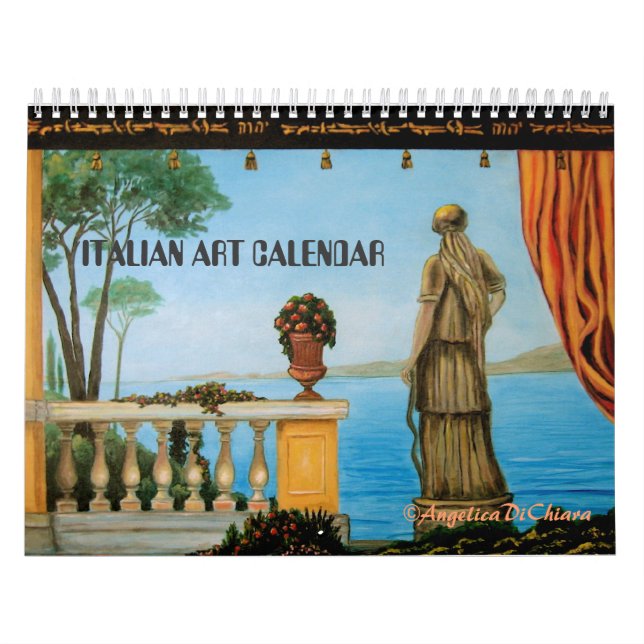 CALENDÁRIO DE ARTE ITALIANO - ITÁLIA (Capa)