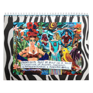 Calendário de Arte Menina Má